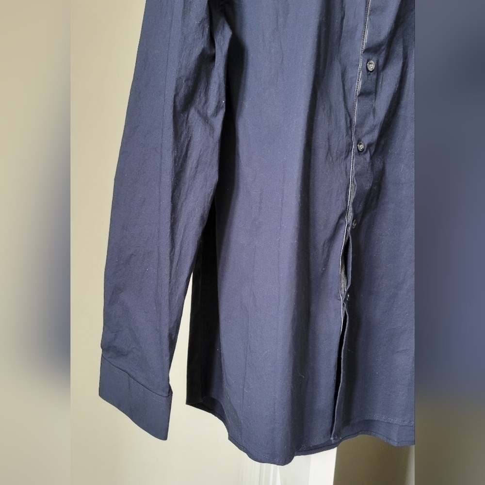 Kenneth Cole Reaction Blue Long Sleeve Wrinkle Free XL NWT - Picture 6 of 8